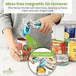 Spring Chef Stainless Steel Can Opener - Manual
