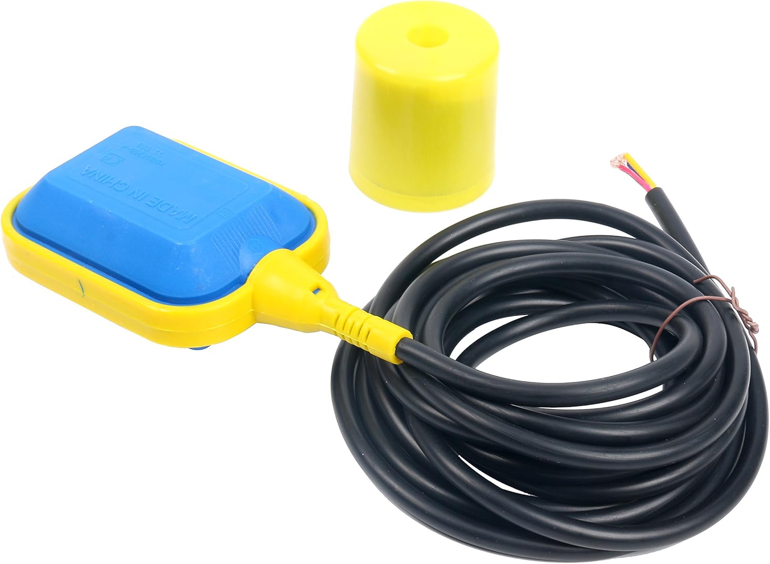 YaeTek Float Switch with 4M 13 ft Cable Water Level Controller for Septic System, Sump Pump, Water Tank