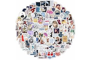 BulbaCraft 151Pcs Pop Country Folk Singer Stickers Midnights Stickers Waterproof - All Albums for Laptops & Water Bottles, Midnights Merch, Gifts for Women, Merchandise for Teens, Party Decorations