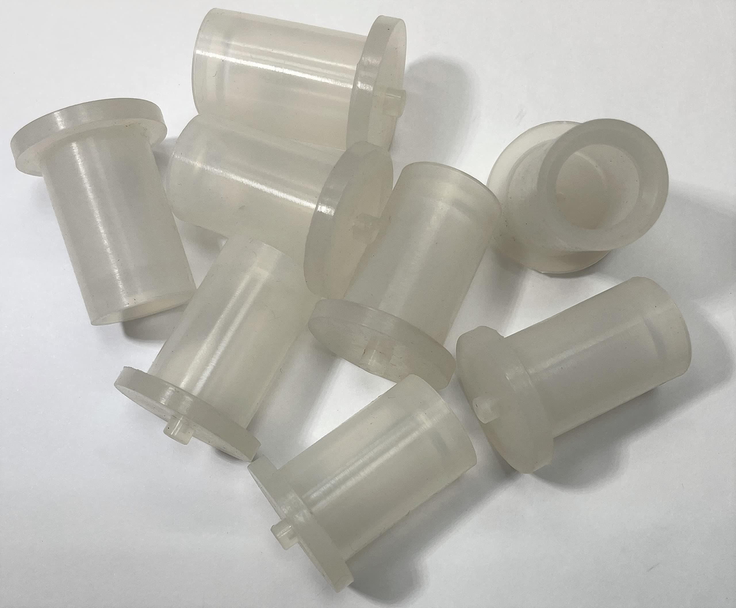 dexierp Protection Force Easy Cap For OD 14mm 9/16 Inch (Pack of 8) Ribp Tube Expanded Tube Openning Long Tube Pipe Post End Cover Screw Thread Protectors Elastic Rubber — image 1