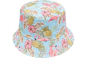 ZLYC Unisex Cute Unique Print Travel Bucket Hat Summer Fisherman Cap