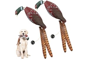 Saillong 2 Pack Pheasant Dog Toy, Bird Duck Dog Training Supplies, Hunting Dog Training Dummy Launcher Dog Training, Retriever Training Floating Dead Fowl Trainer Pheasant for Dog Training