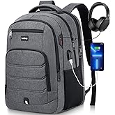 kadilong Laptop Backpack for Men,School Backpack for Teens Boys Extra Sturdy 15,6 Inch TSA Friendly School Book Bag with USB Port for College Business,Water Resistant