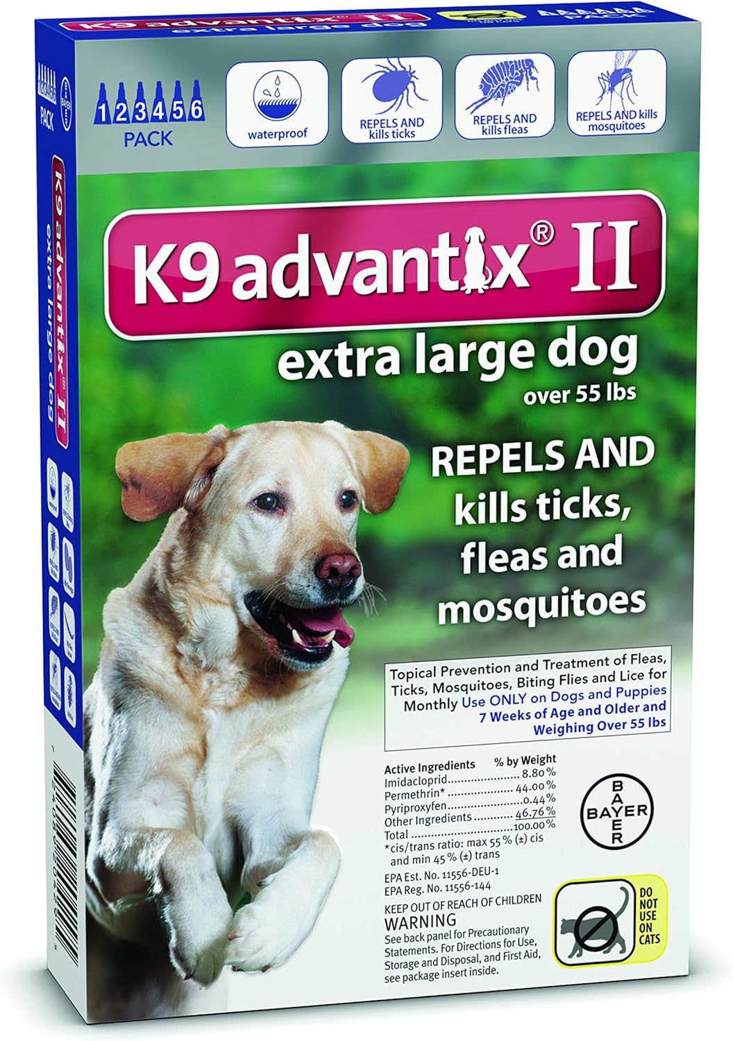 k9 advantix ii medium dog 12 pack
