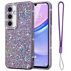Lafunda for Samsung Galaxy A15 Case Glitter, Luxury