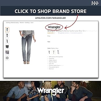 wrangler wicking denim jeans