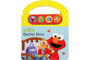 Sesame Street - Doctor Elmo 4-Button Sound Book with Handle - PI Kids