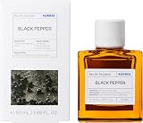 Korres Black Pepper Eau De Toilette 50ml Men Women Fragrance view 3
