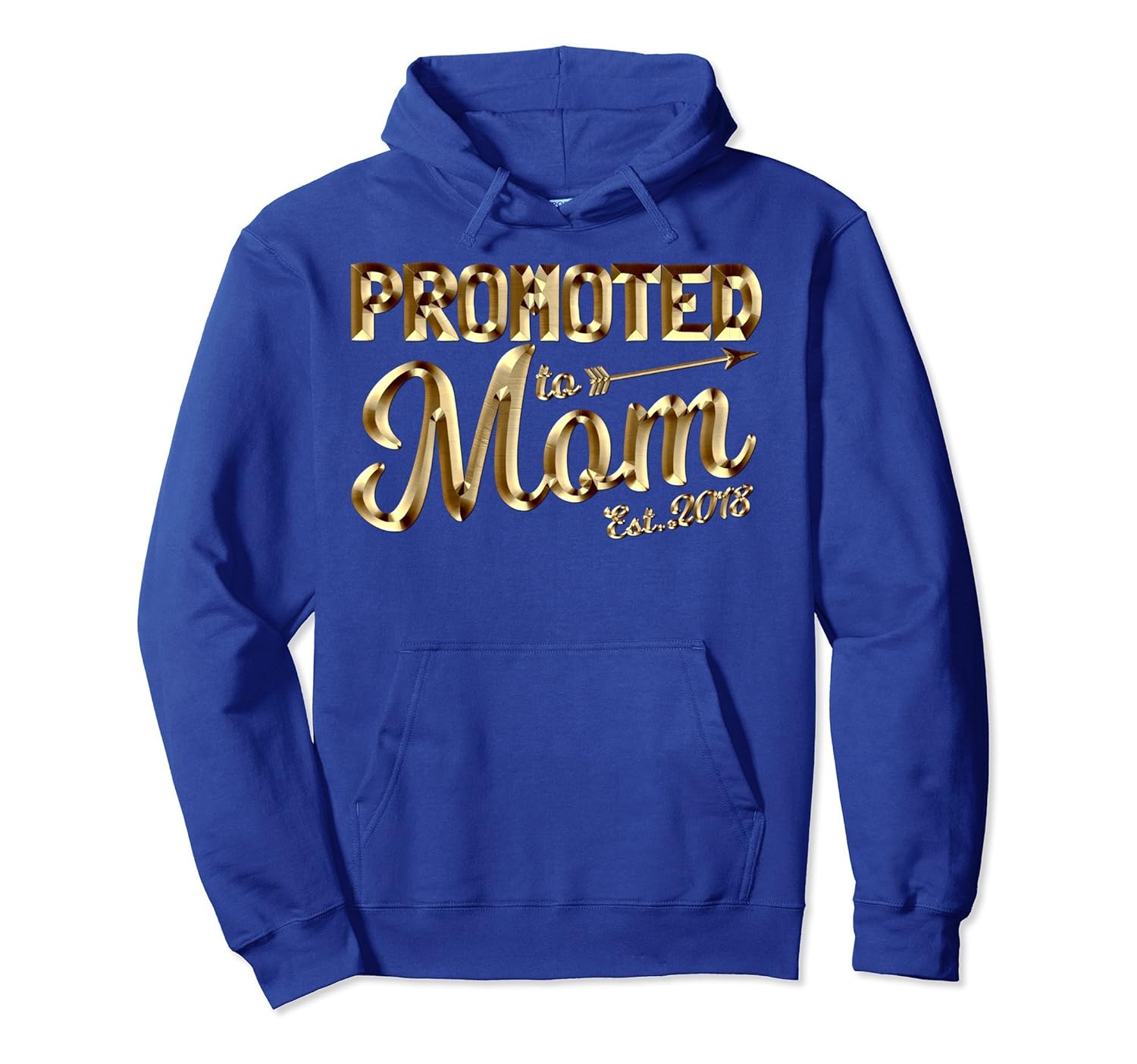 Promoted To Mom Est. 2018 Hoodie Best Gender Reveal Gift-anz