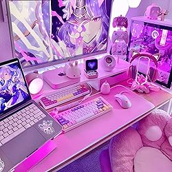 Tilted Nation Pink Gaming Mouse Pad RGB - Create