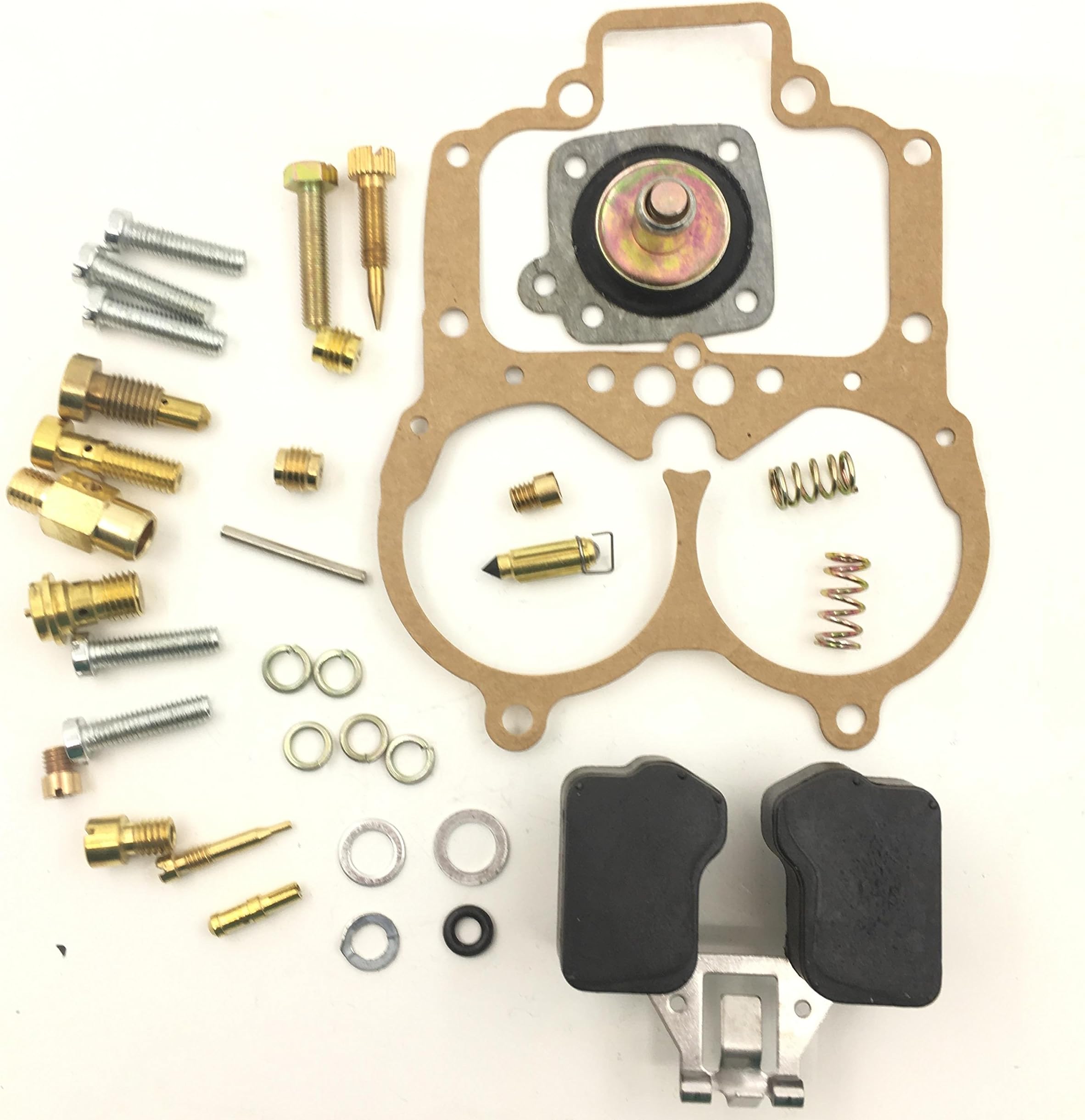 SherryBerg carby carburettor Repair Kit (Tune-up Kit) for 38 DGES DGAS 38DGV 38/38 WEBER Carb including float