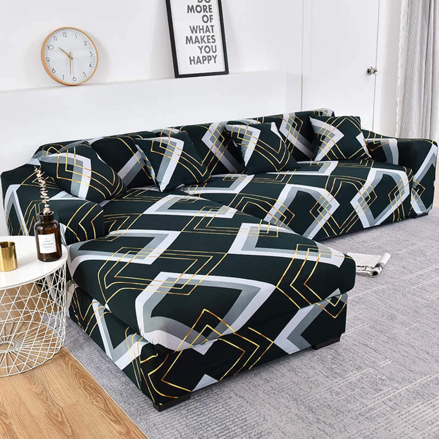 ZZFF Printed Sofa Cover Couch Cover,1 Piece Stretch Sofa Slipcovers