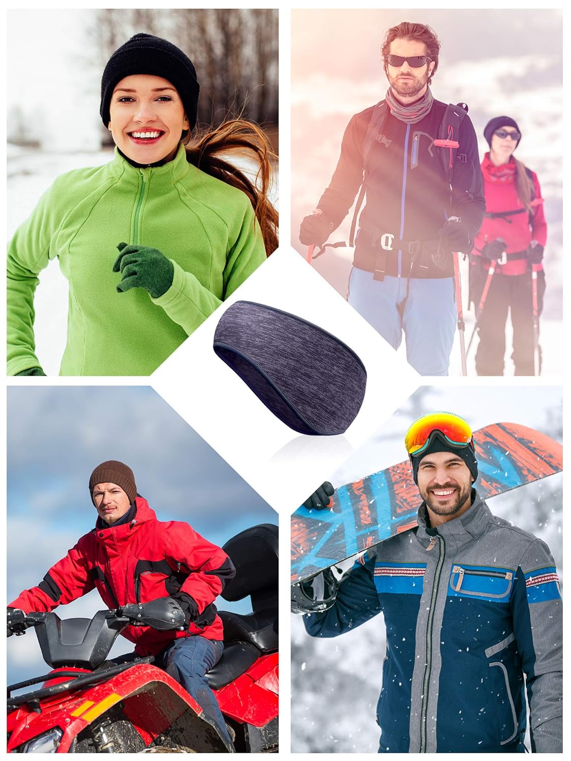 winter fleece headband