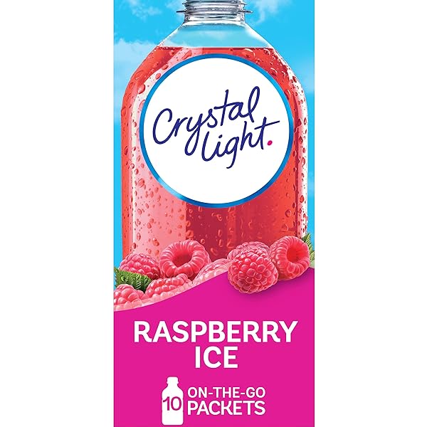CRYSTAL LIGHT SUGAR-FREE RASPBERRY ICE DRINK MIX (10...