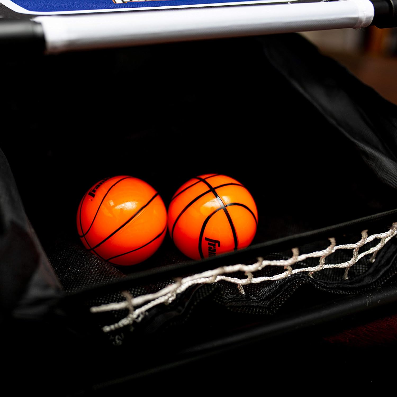 Franklin Sports Basketball Arcade Game - Table Top Bounce A Bucket Shootout- Indoor Electronic Basketball Game for Kids, Black, 21 x 11 x 19-Inch: Sports & Outdoors