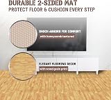 Yes4All EVA Interlocking Mats Puzzle Floor Tiles 12 Tiles 12x12x0.44 in Light view 3