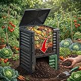 Denny International 300L Outdoor Compost Bin Eco Friendly Garden Waste Converter view 5
