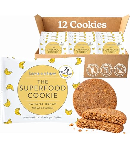 Amazon.com: Love + Chew Mini Vegan Cookies, Gluten Free, 3g Plant