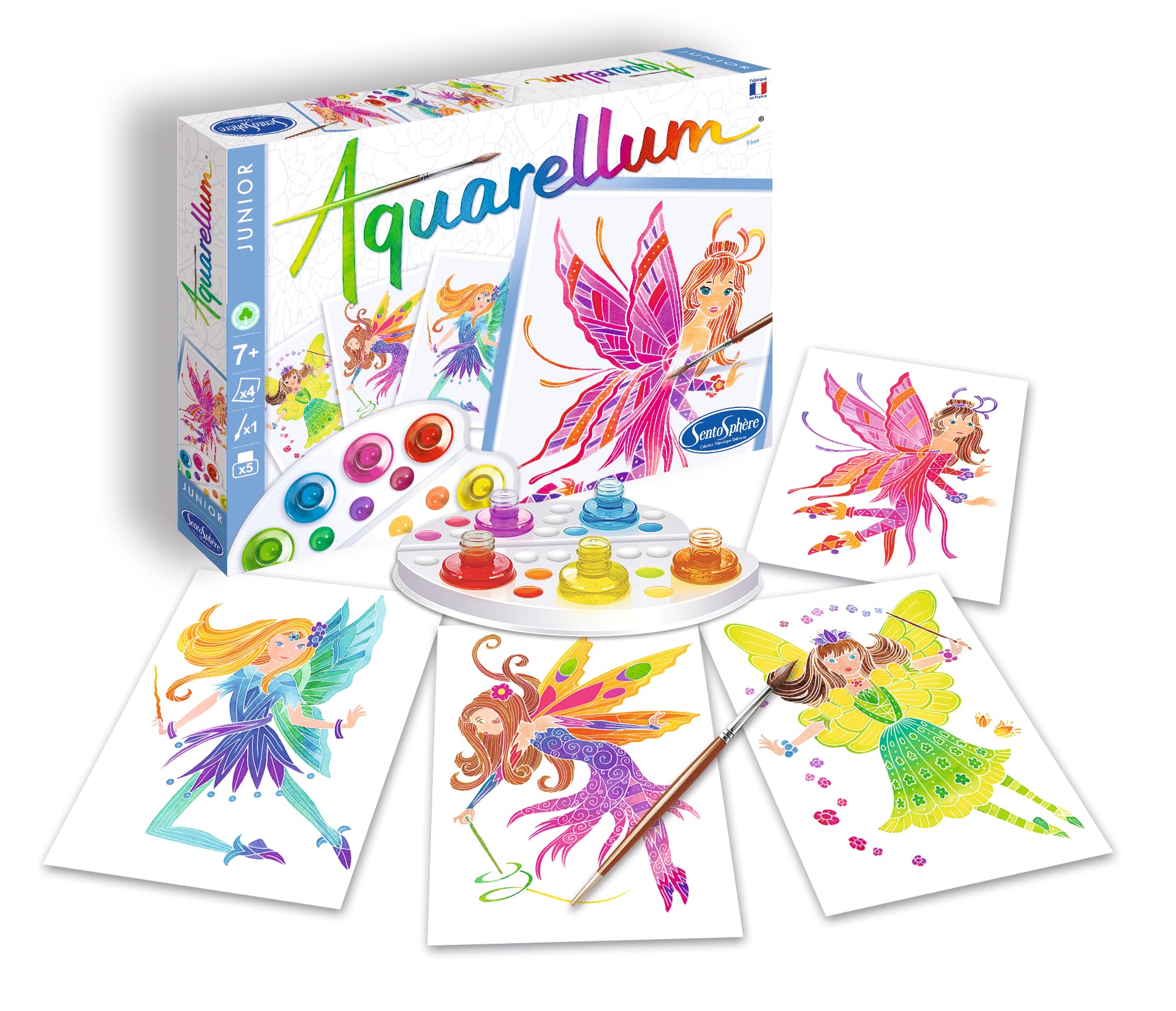 Sentosphère 3900672 "Aquarellum Junior Fairies Painting Set