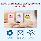 Tala Originals Red Flour Storage Tin 12.5x9.3 cm Durable Kitchen Container view 7