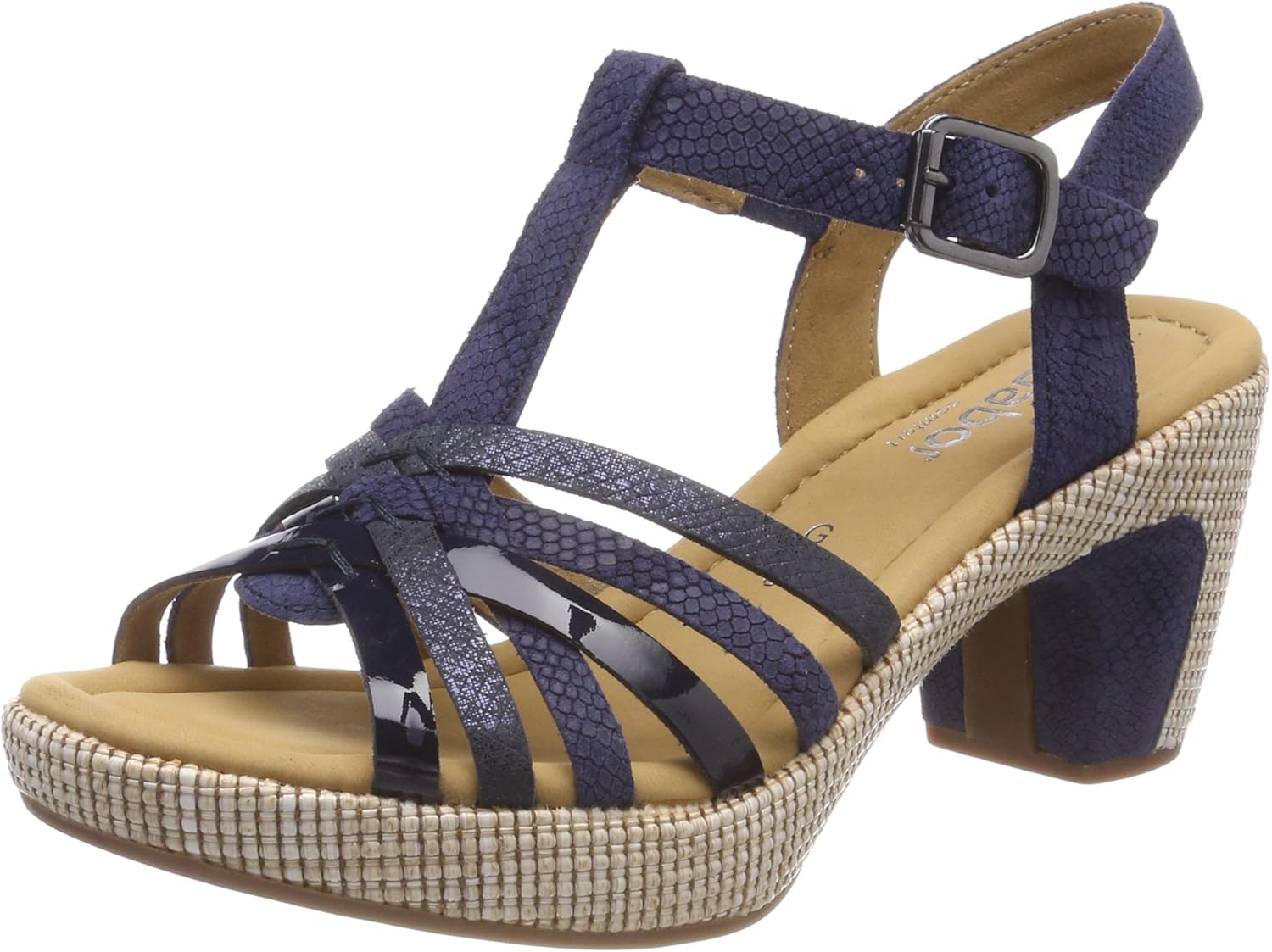 gabor blue sandals