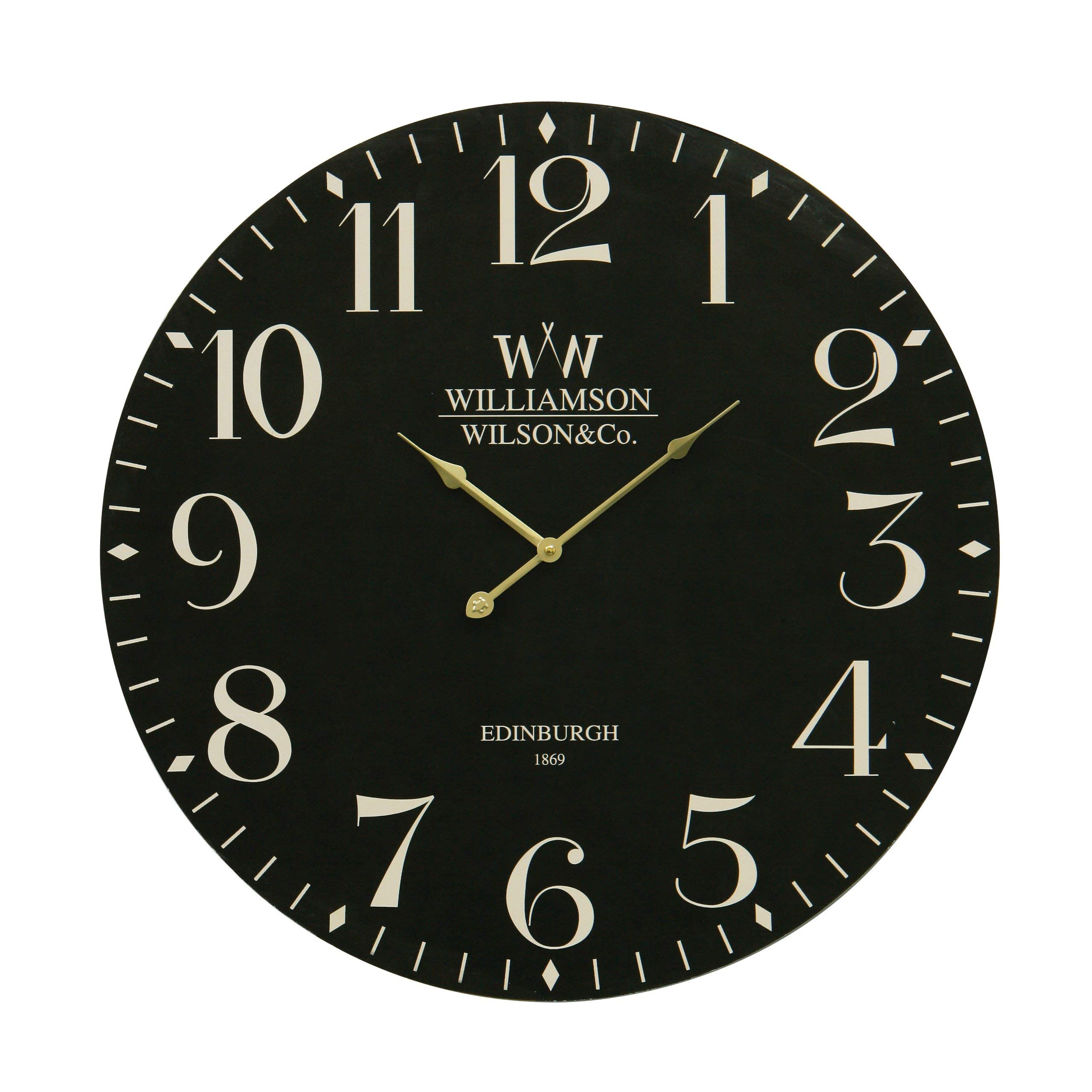 Premier Housewares 2200473 Classical Wall Clock, 60 cm - Black โ image 1