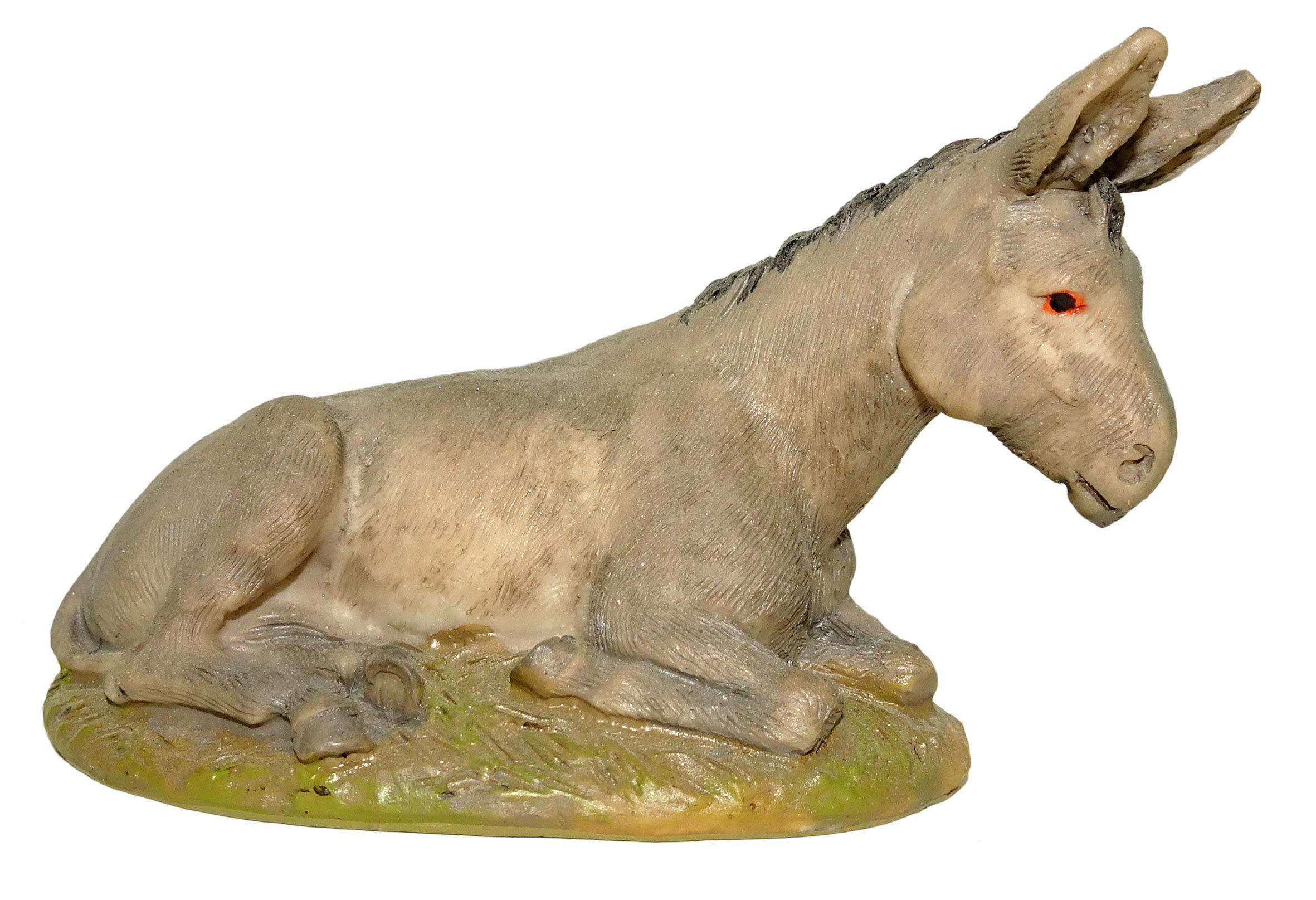 Ferrari & Arrighetti 2410NAAS Nativity Scene Figurine: Donkey - Martino Landi Collection - 10 cm