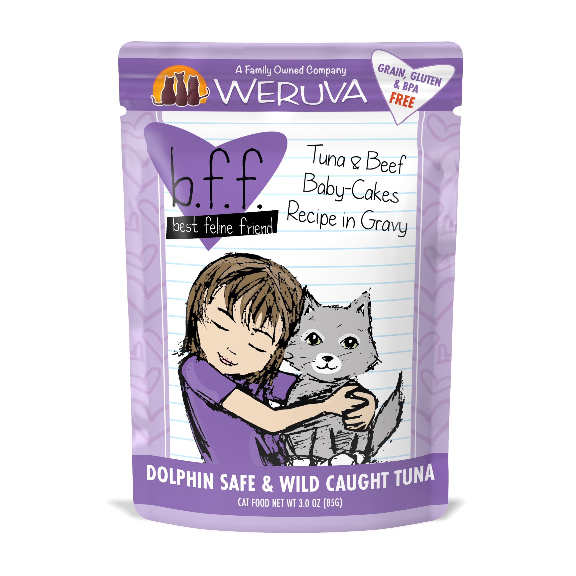 Best Feline Friend (B.F.F.) GrainFree Cat Food by Weruva, BFF Variety