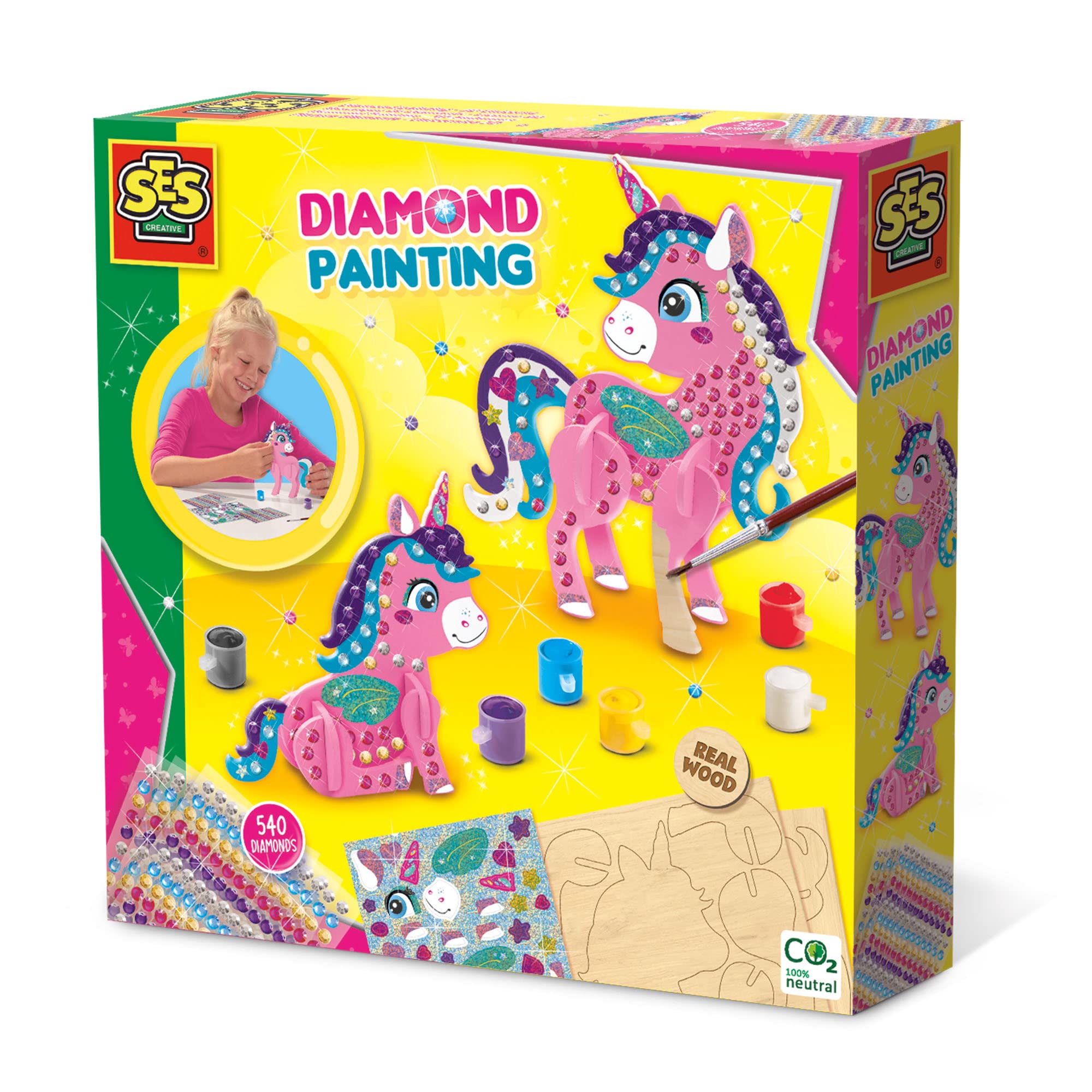 SES Creative 14134 - Diamond Painting - 3D Unicorns
