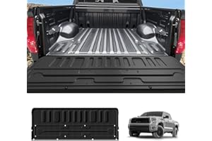 LASFIT Tailgate Mat for Toyota Tundra 2007-2021 (Not Fit Drop-in Liners), All Weather Truck Tailgate Liner for Tundra TPE Tailgate Protector Liner Tundra 2007-2021 Accessories, Black