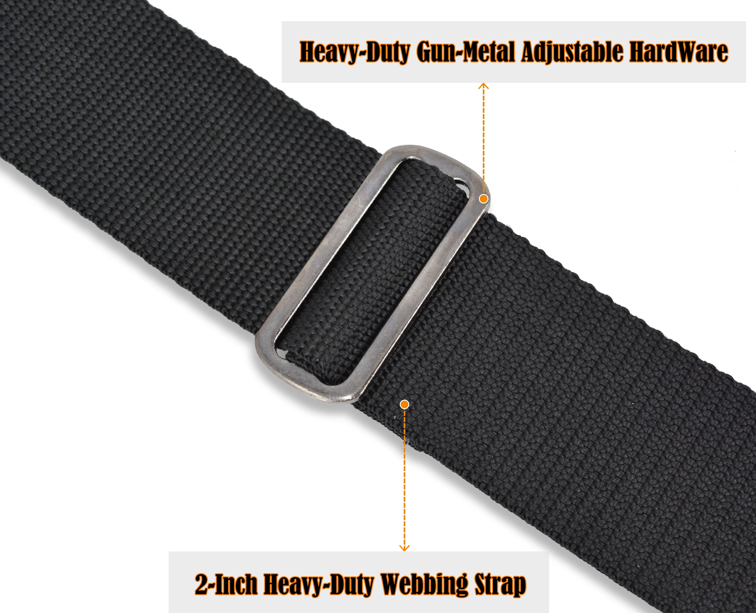 WELKINLAND 2Inch-Wide Heavy Duty Work Suspenders for Men