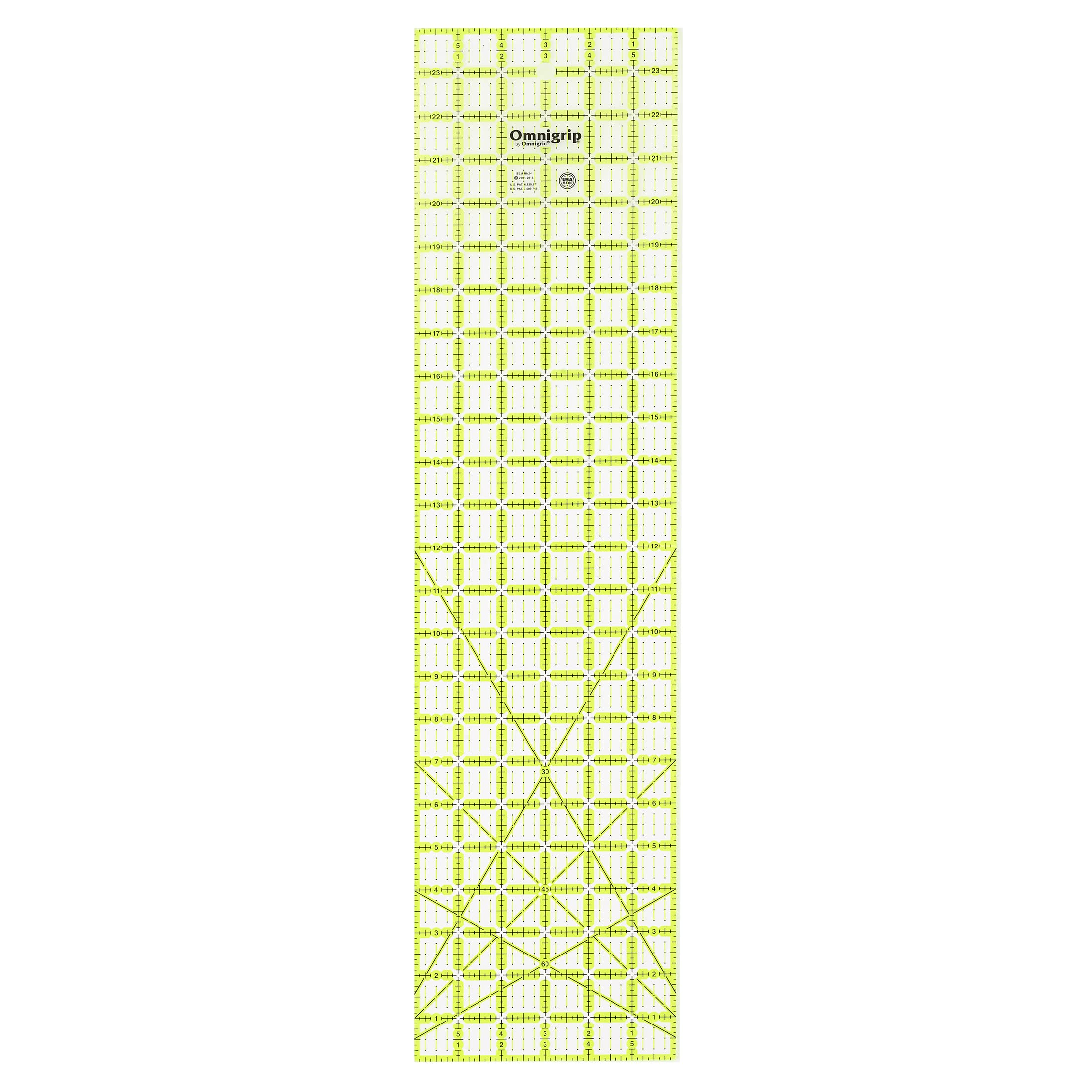 Omnigrid Prym Universal Ruler, 6 x24",Neon Green