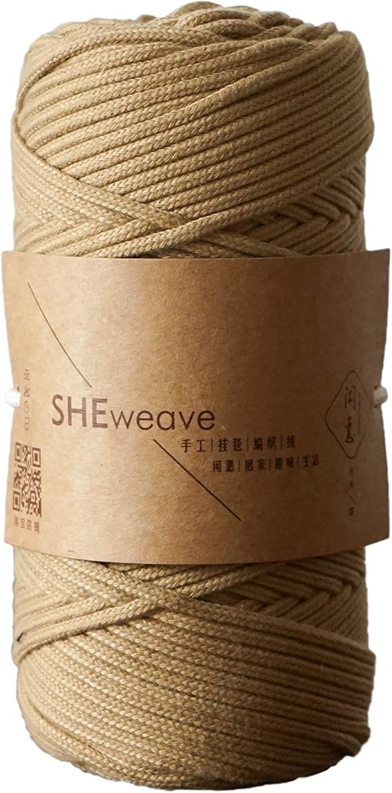 3mm Cotton Braided Macrame Cord,Natural Cotton Bohemian