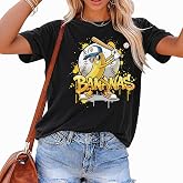 Baseball Shirt for Women Game Day Baseball Team Tshirt Sport Fan Tee Tops | PT Haahoos Baseball Mom Mama Short Sleeve Tops Baseball Season Fan Lover Gifts Funny Ball Player Graphic Tshirt