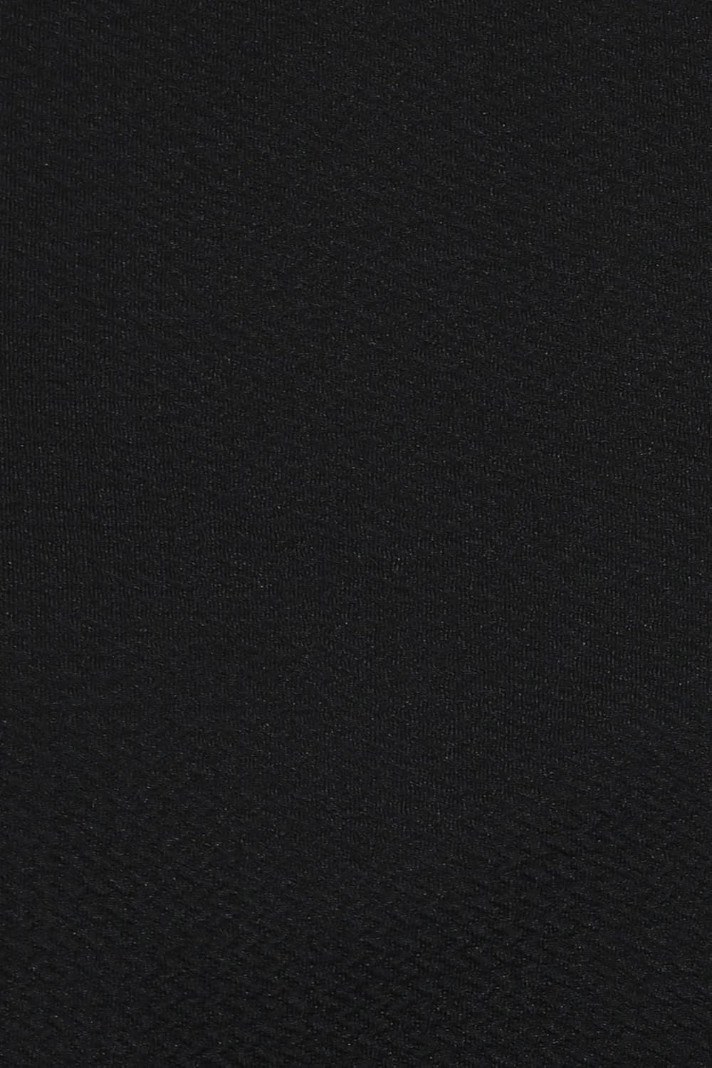 miss chase womens black solid crop top