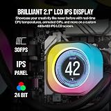 Corsair iCUE LINK AIO LCD Screen Module 2.1” IPS 24 RGB LEDs Black view 4
