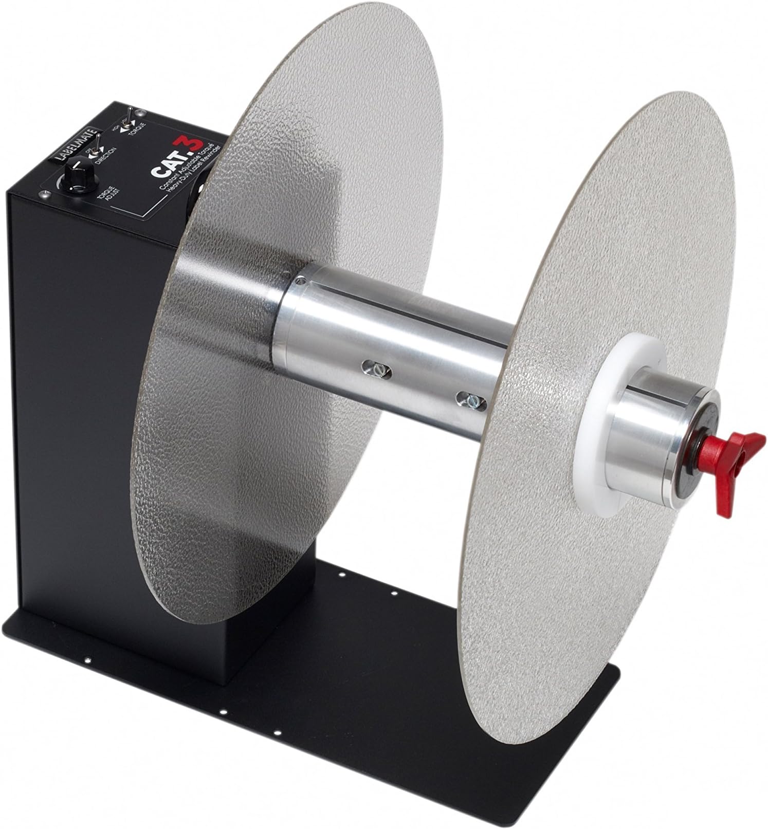 LABELMATE CAT-3-R16-CHUCK-10 Label Rewinder, 18" Height, 16" Width, Black