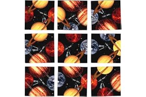 Scramble Squares Planets 9 Piece Challenging Puzzle - Ultimate Brain Teaser and Mind Game for Young and Senior Alike - Engagi