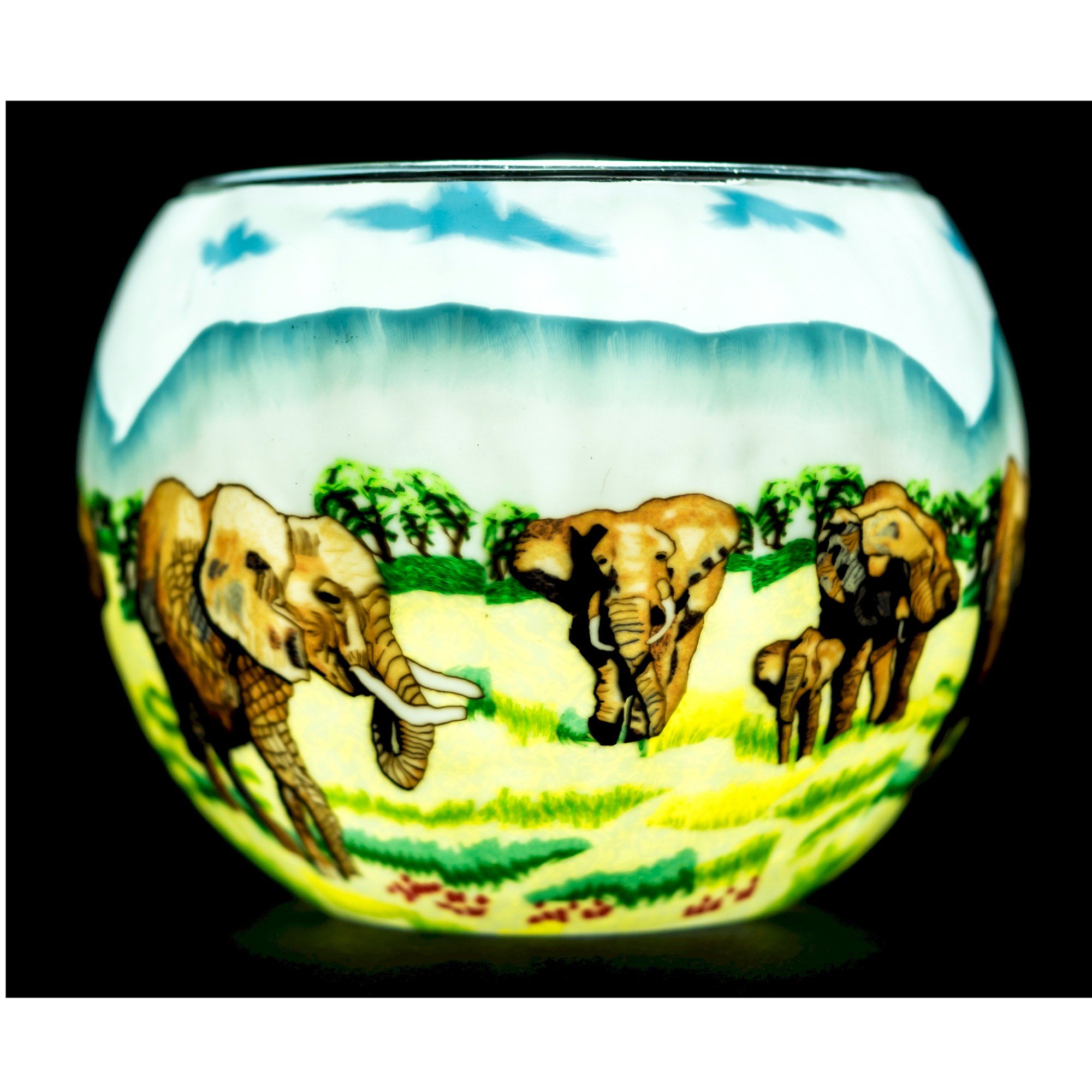 Benaya Elephant Family Tealight Holder