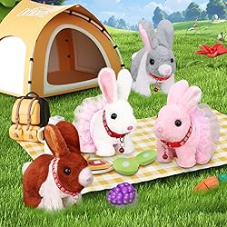 NOLAKMI Easter Bunny Stuffed Animal, Ideal Easter
