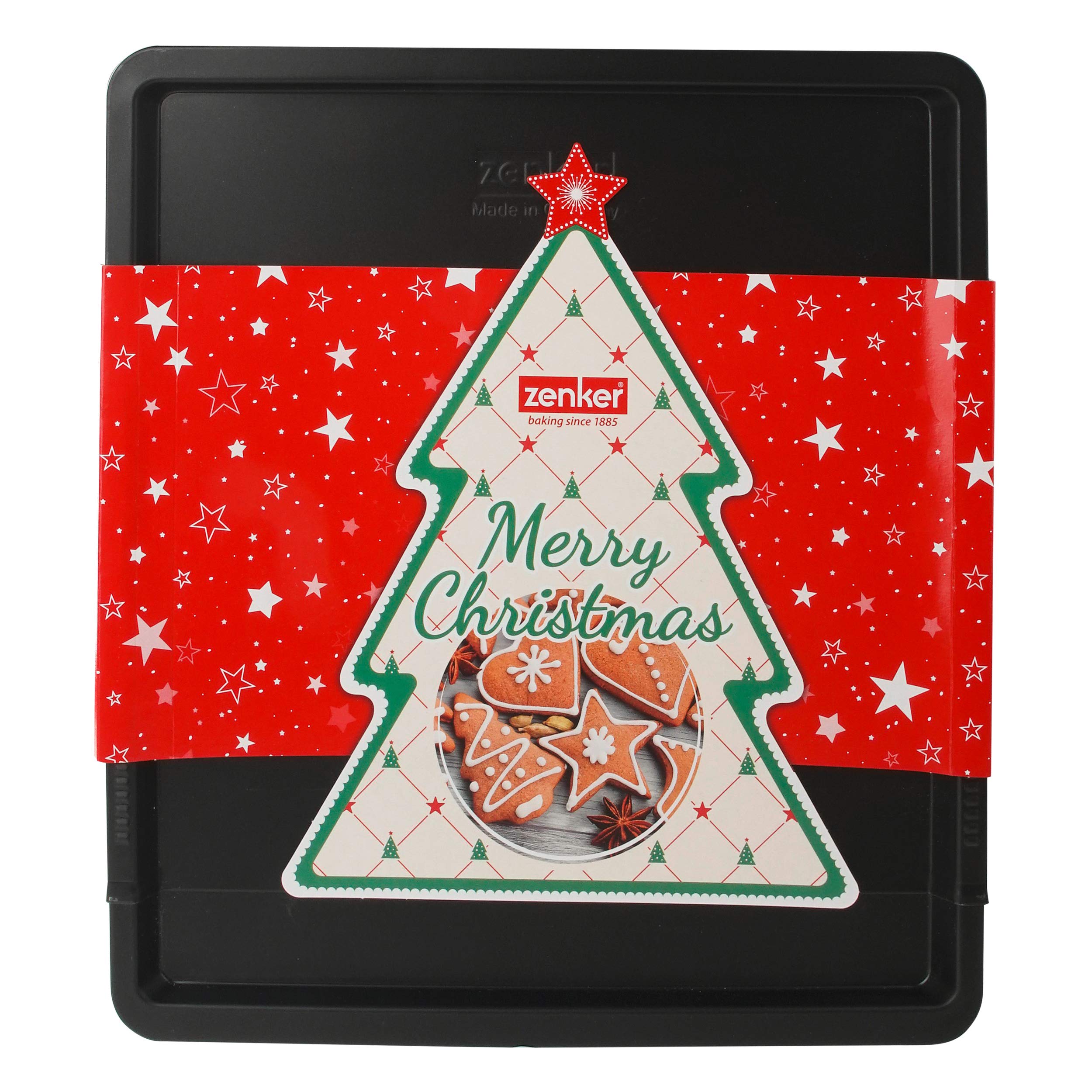 Zenker 6002 Cookie Baking Tray, Sheet Steel with Non-Stick Coating