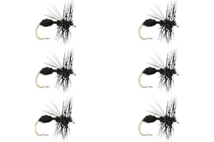 Wild Water Fly Fishing Dry Flies Size 10-14 for Trout, Panfish and Other Lake & River Fish