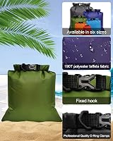 Victoper 6Pcs Dry Bag Set 8L 5L 3.5L 3L 2.5L 1.5L Waterproof Ripstop view 3