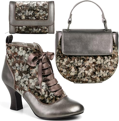 mink shoes and matching bag