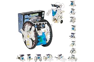 FLECHOZO 29-in-1 STEM Solar Robot Kit, Solar Robot Space Toys Building Science Kits, Educatoinal Learning Science Building Toys DIY Educational Science Kits Gift for Kids Ages 8-12