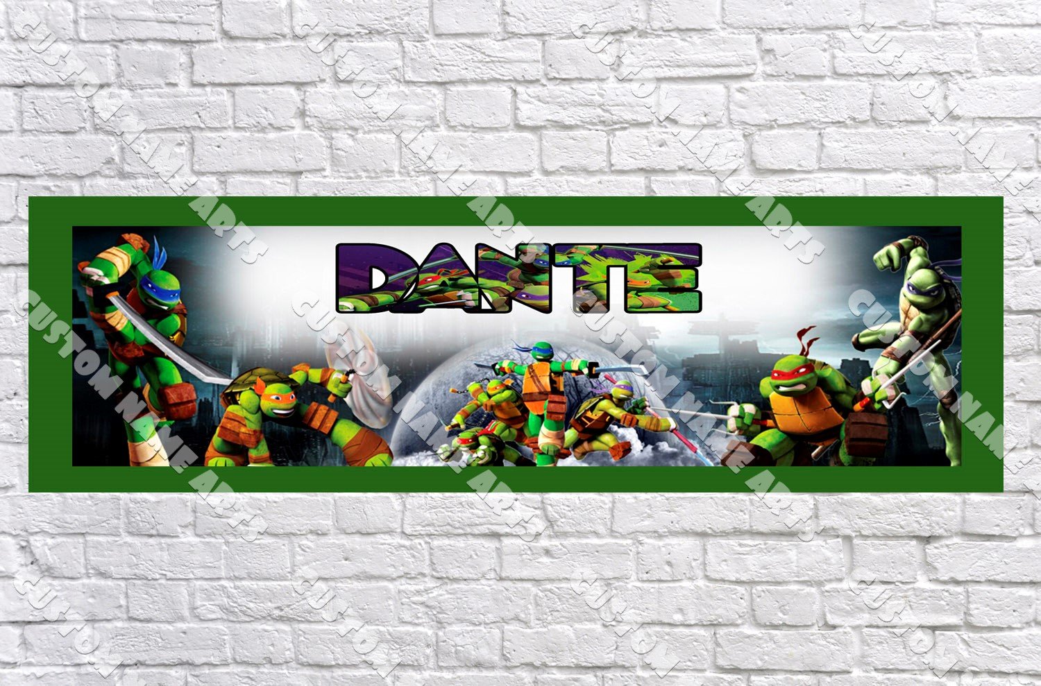 Amazon Com Personalized Tmnt Teenage Mutant Ninja Turtles