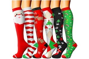 QUXIANG Compression Socks for Women & Men 15-20 mmHg, Best for Medical, Nursing, Running, Athletic, Varicose Veins, Travel