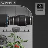 AC Infinity CLOUDLINE PRO T6 6 Inch Inline Duct Fan 402 CFM WiFi App view 7