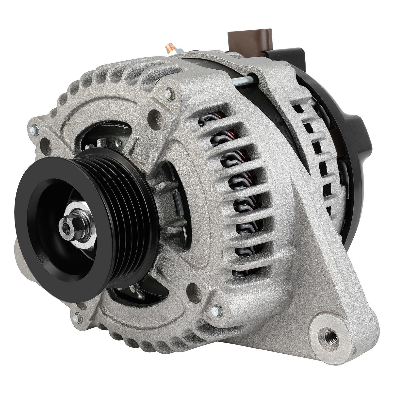 Photo 1 of SCITOO Alternator Fits for Toyota for Highlander 3.0L 2001-2003 12V 130Amp CW 6-Groove Pulley High Output Alternator 27060-20170 13927N 104210-3040 2905090 400-52112 40052112R