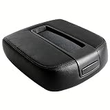 New Upgrade Center Console Armrest lid Cover Compatible with 2007-2013 Silverado Tahoe Suburba Avalanche Sierra Yukon XL Arm rest Center Console Cover Lid, Durable materials, Replac OE 15217111, Black